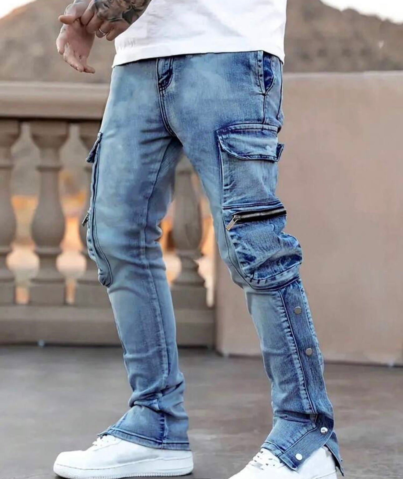 Wealthy Denim Cargos