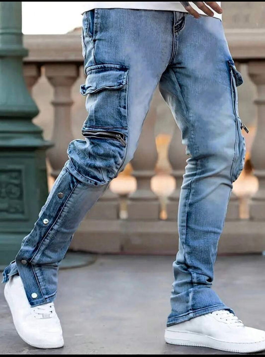 Wealthy Denim Cargos