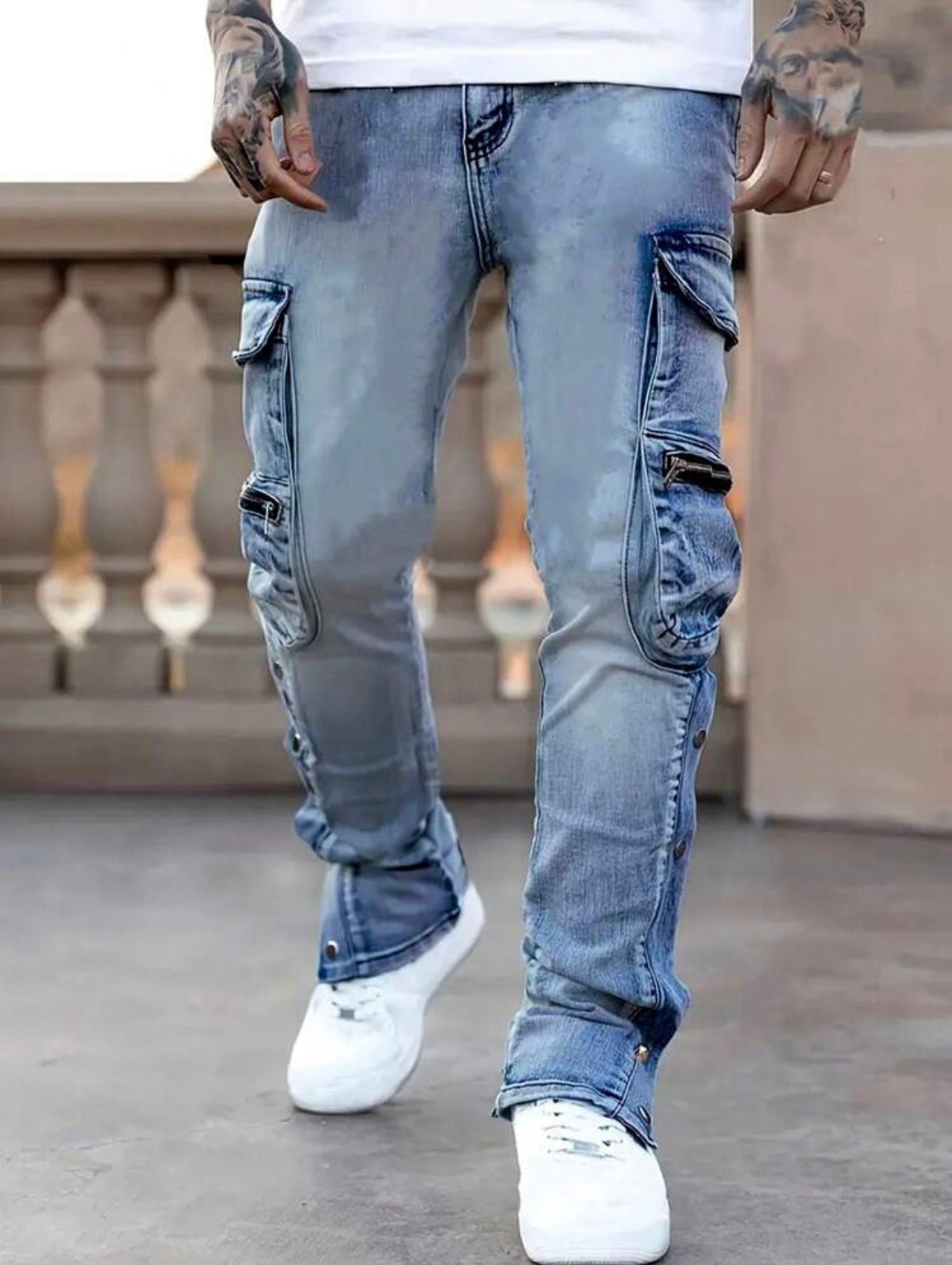 Wealthy Denim Cargos