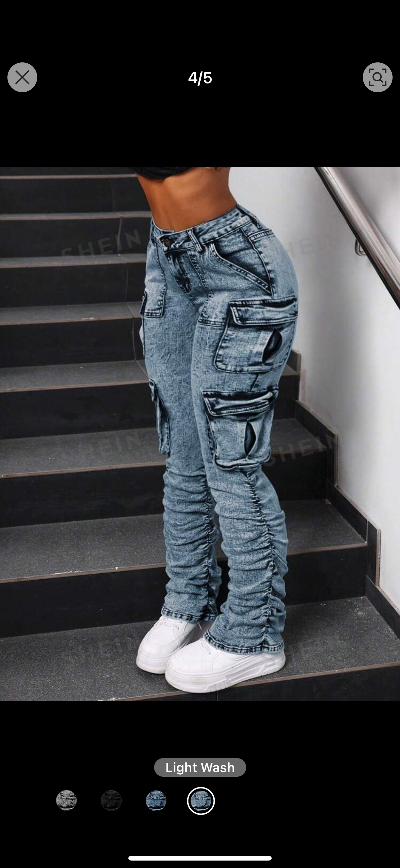 Wealthy Slim Cargo Jeans